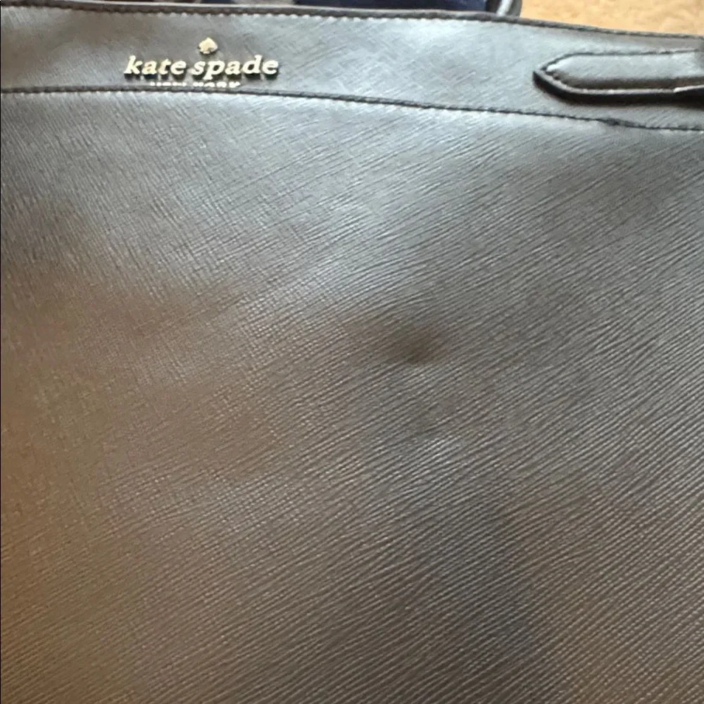 Kate Spade Staci Black Leather Large Satchel NWT